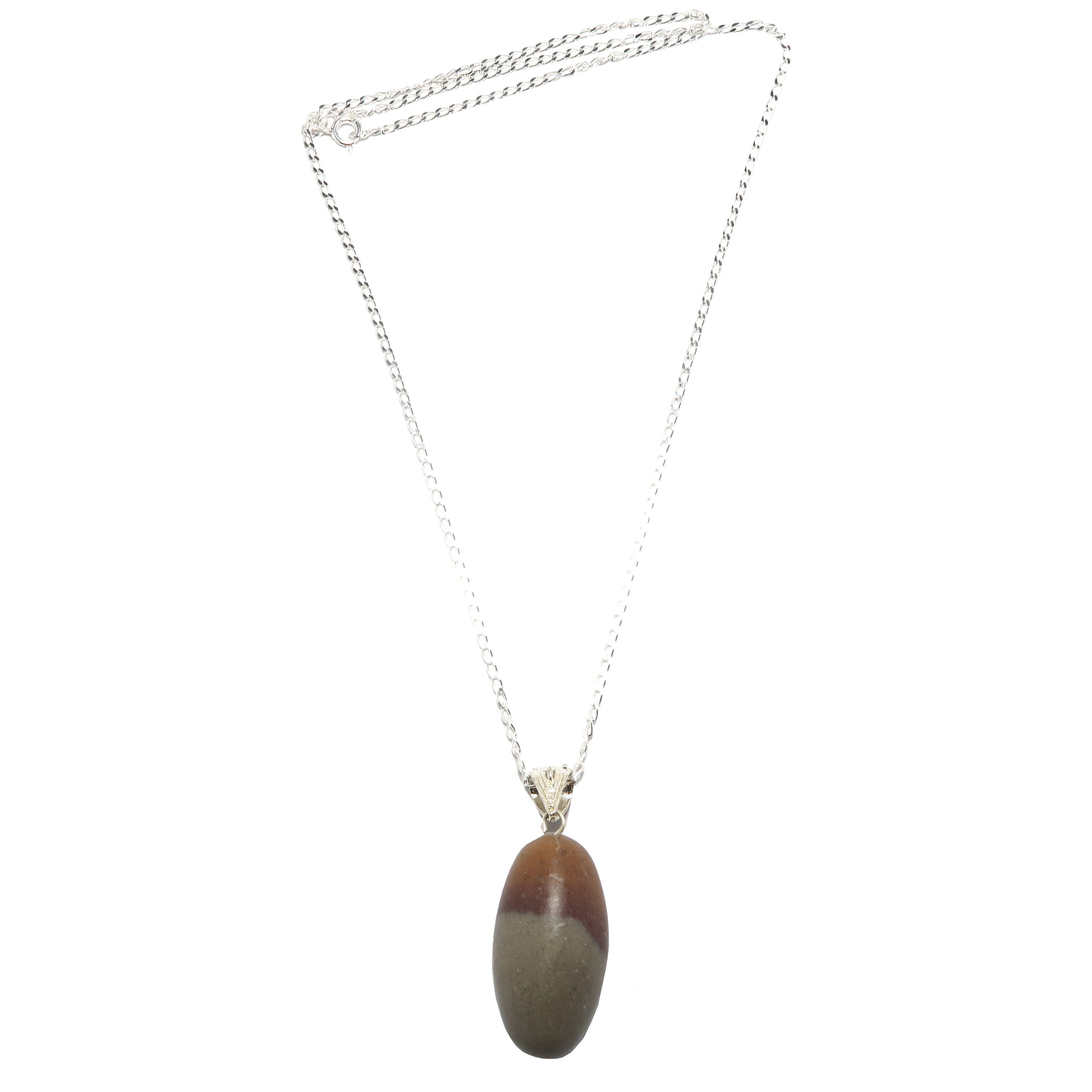 Shiva Lingam Necklace Creator Egg Sterling Silver