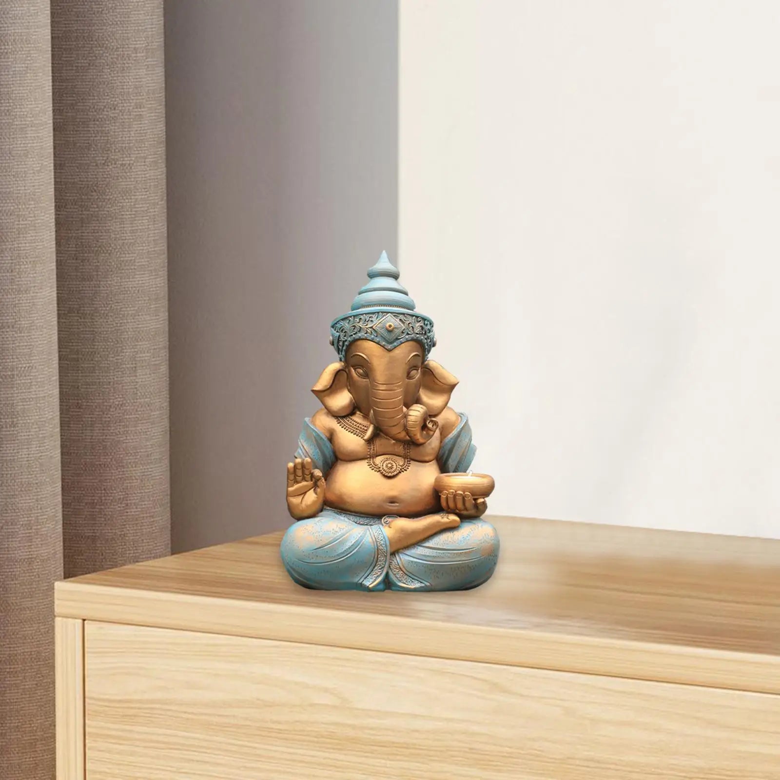 Lord Ganesha Resin Statue – Vaastu Decorative Sculpture for Home & Garden