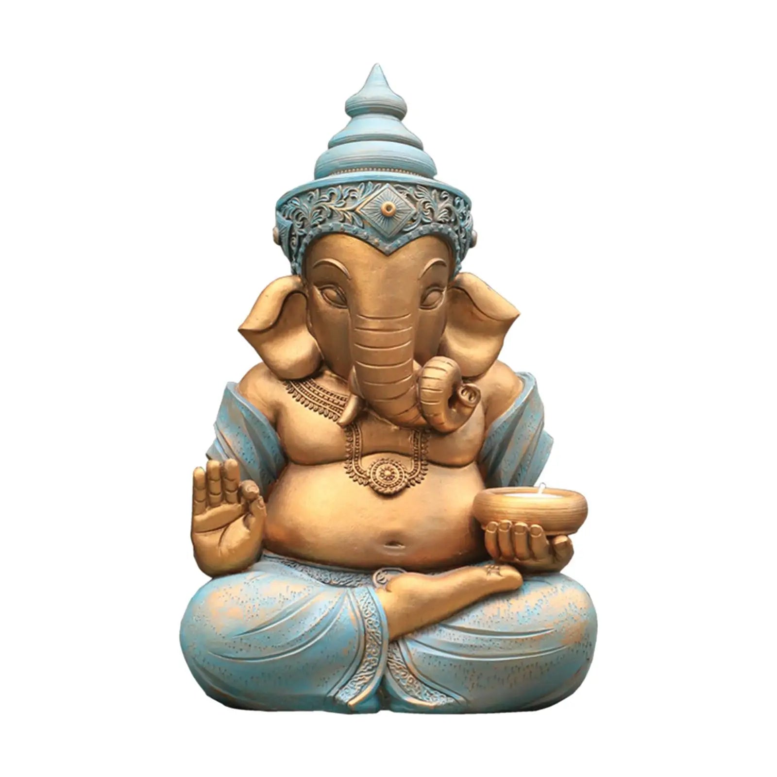 Lord Ganesha Resin Statue – Vaastu Decorative Sculpture for Home & Garden