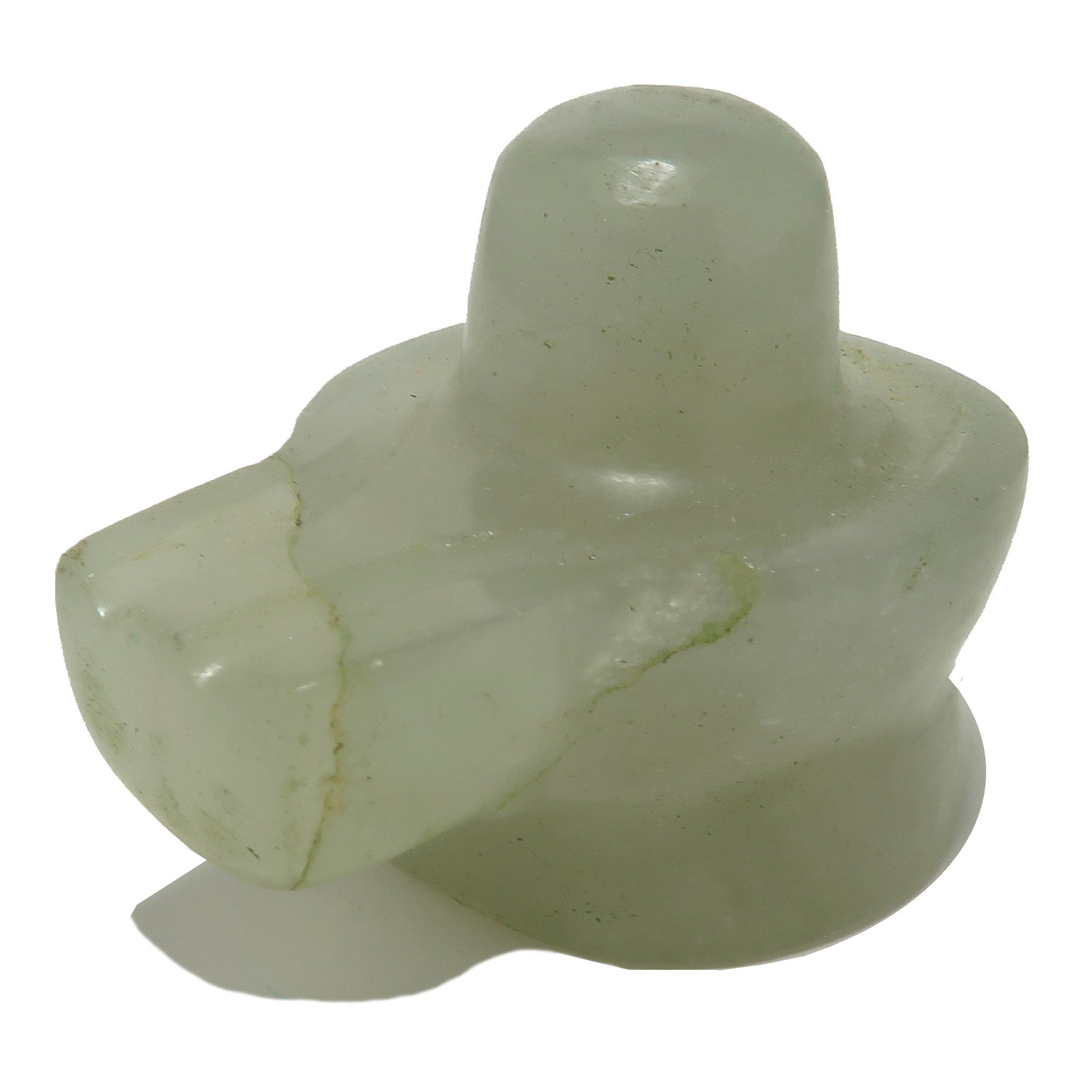 Green Aventurine Shivling Prosperity Pooja Light