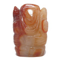Carnelian Ganesha Statue – Hand-Carved Crystal for Creativity & New Beginnings